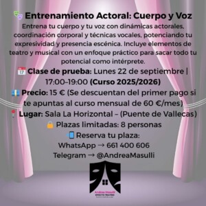 CARTEL LA HORIZONTAL